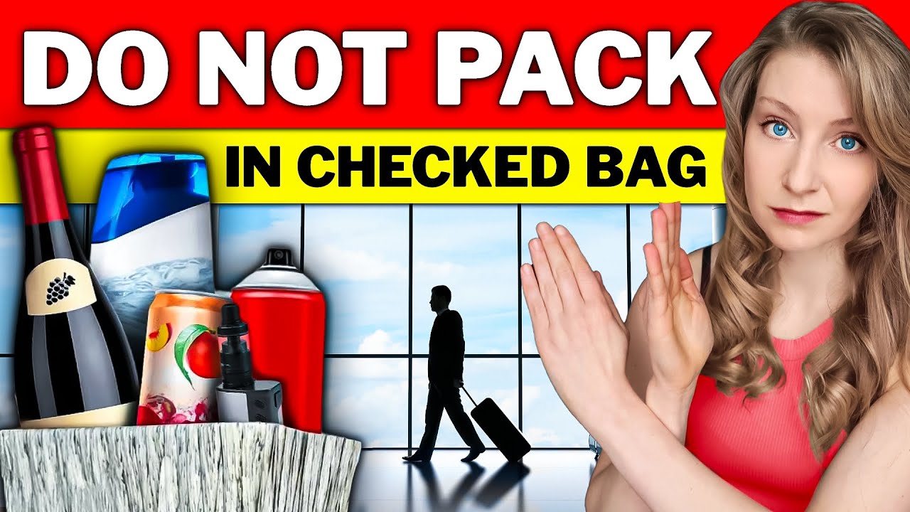 10 choses à NE JAMAIS mettre dans les bagages enregistrés (Règles TSA 2025)