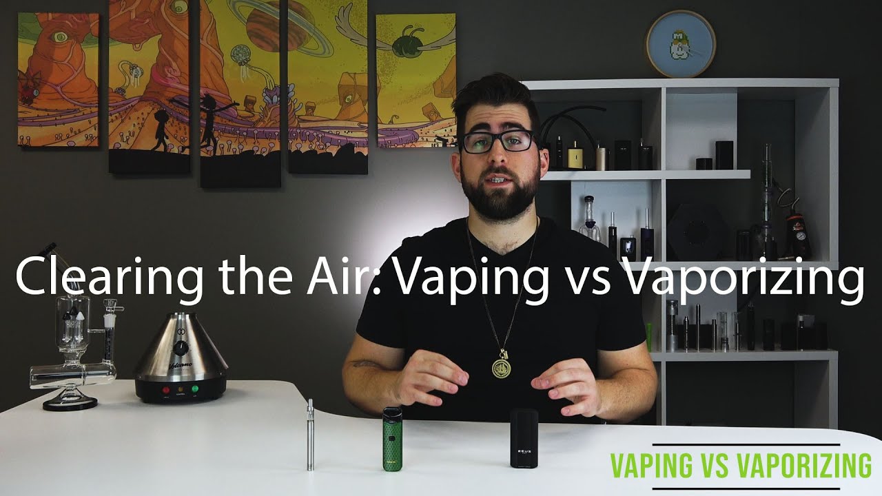 Čiščenje zraka: Vaping suhe zelišč proti vaporizaciji