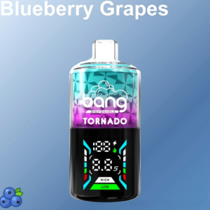 Bang Tornado 40000 Pfirsich Eis Geschmack Saftiges Pfirsicharoma mit Langanhaltender Kühle Frische40k Blaubeeren Trauben