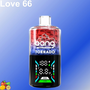Bang Tornado 40000 Pfirsich Eis Geschmack Saftiges Pfirsicharoma mit Langanhaltender Kühle Frische40k Love 66