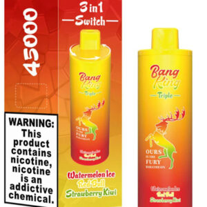 BANG KING 45000 Puffs Wassermelone Red Bull Erdbeere Kiwi Fruchtiger Ausbruch Vapebangking45k Wassermelone Red Bull Erdbeere Kiwi