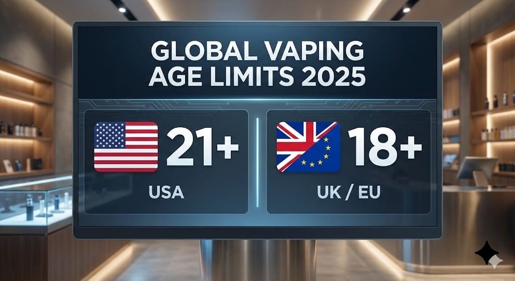 Ile lat trzeba mieć, aby wapować? Przewodnik globalny na 2025 rok dla dorosłych wapujących Ile lat trzeba mieć, aby wapować? Globalny przewodnik na rok 2025 dla dorosłych wapowiczów limit wieku wapowania 2025 przewodnik