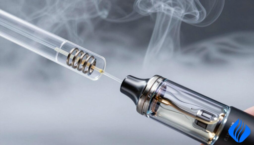 Hvordan virker vapes? Den ultimative guide for begyndere 2025 til vapingteknologi hvordan vapes virker coil wicks opvarmningSOKVAPE.COM Hvordan virker vapes? Den ultimative guide for begyndere 2025 til vapingteknologi hvordan vapes virker coil wick opvarmning