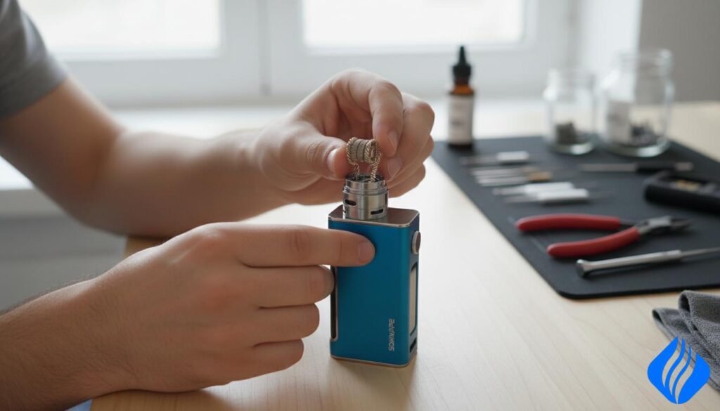 Proč mi vaporizér uniká? Časté příčiny a jak to rychle opravit, správný návod na instalaci spirálky, sokvape, SOKVAPE.COM Proč mi moje vaporizér uniká? Časté příčiny a jak to rychle opravit, správná instalace žhavicí spirály sokvape