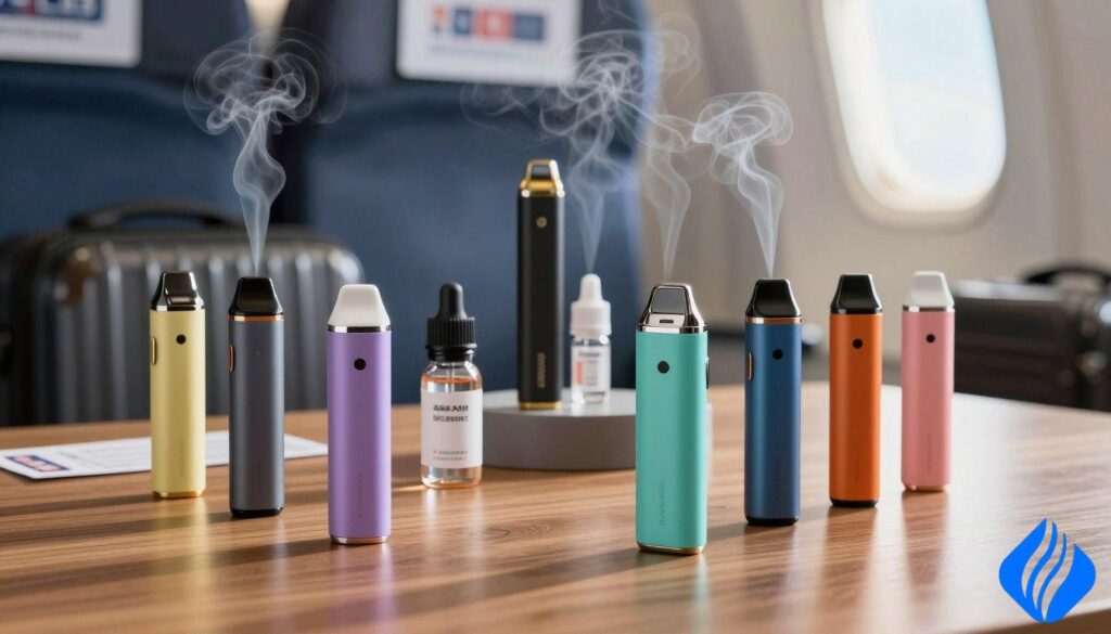 Kan du medbringe engangs vapes på et fly? TSA-regler forklaretbedste rejsevenlige engangs vapes 2026