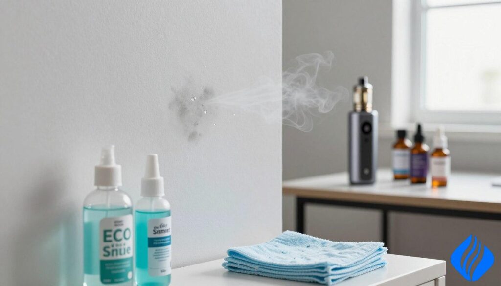 La fume de vapotage tache-t-elle les murs ? Faits & Conseils de prvention