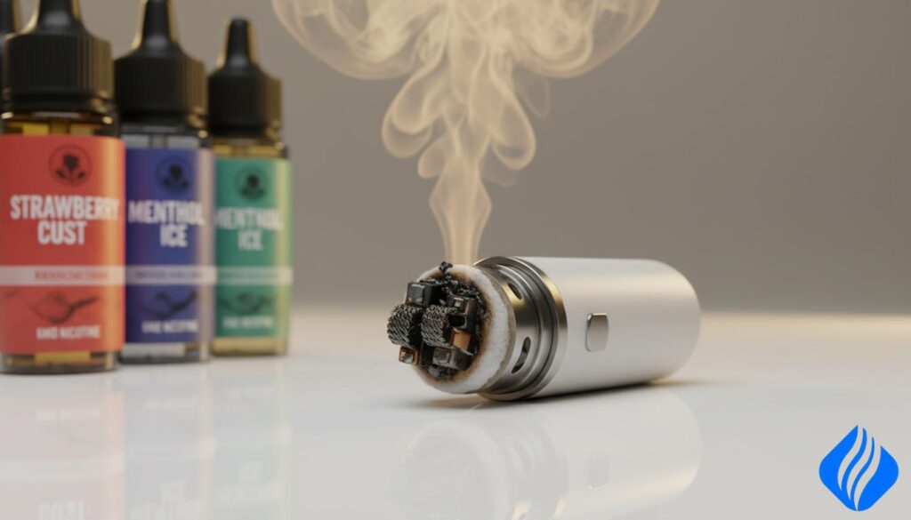 Ist es schlecht, eine verbrannte Vape zu rauchen? Sicherheitshinweise, wie man erkennt, ob die Vape-Spule verbrannt ist, visuell, SOKVAPE.COM Ist es schlecht, eine verbrannte Vape zu rauchen? Sicherheitshinweise, wie man visuell erkennt, ob die Vape-Spule verbrannt ist