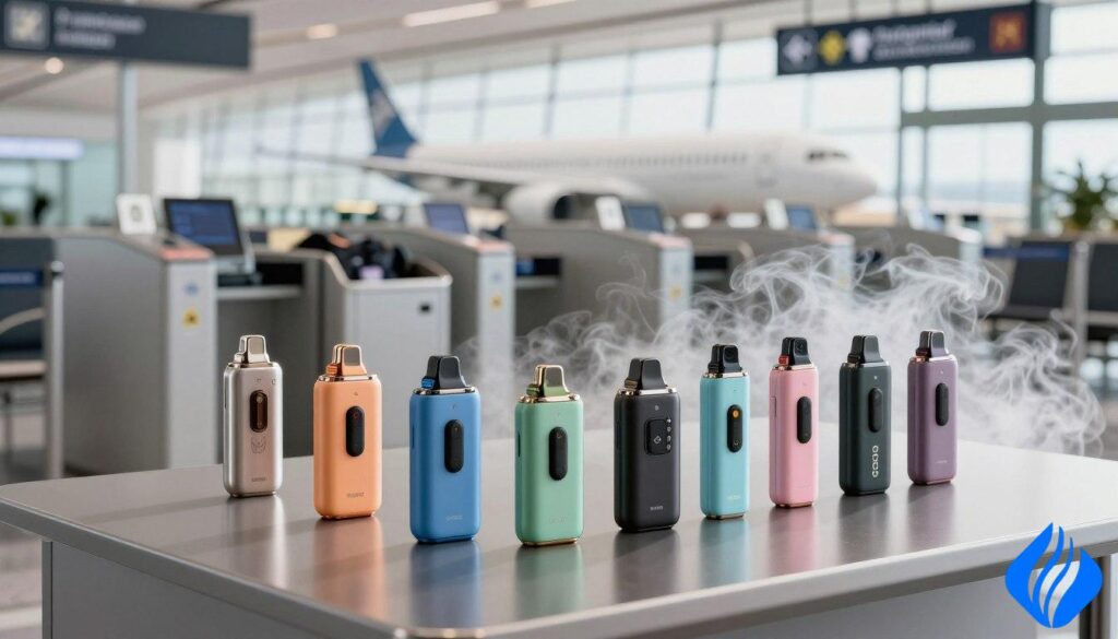 Puis-je voyager avec des vapoteurs jetables ? Règles des compagnies aériennes expliquées. puis-je voyager avec des vapoteurs jetables ? Règles à l'aéroport.
