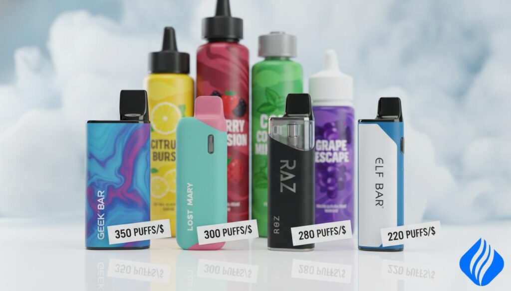 Dove Sono Prodotti gli Vape Geek Bar: Origine Info geek bar vs lost mary raz confronto puffs per dollaro