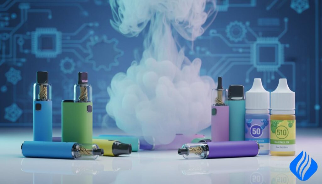 Oprindelsen af engangs-vapes: Hvornår blev de opfundet? intern engangs-vape teknologi mesh coil chips