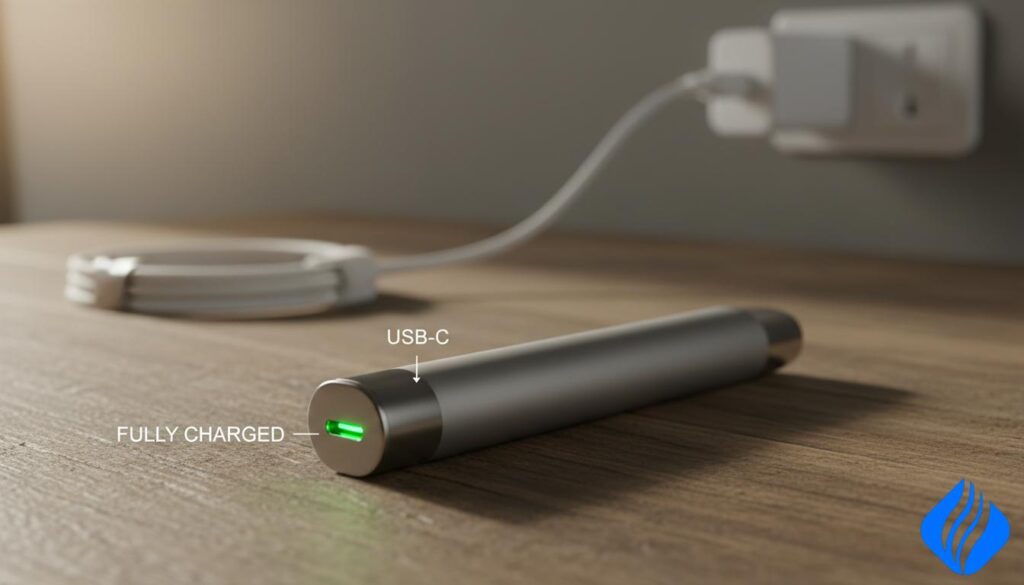 Hvordan man ved, om en engangs vape er fuldt opladet: Tips, sikker opladning via computer, USB-port, Foger-stil