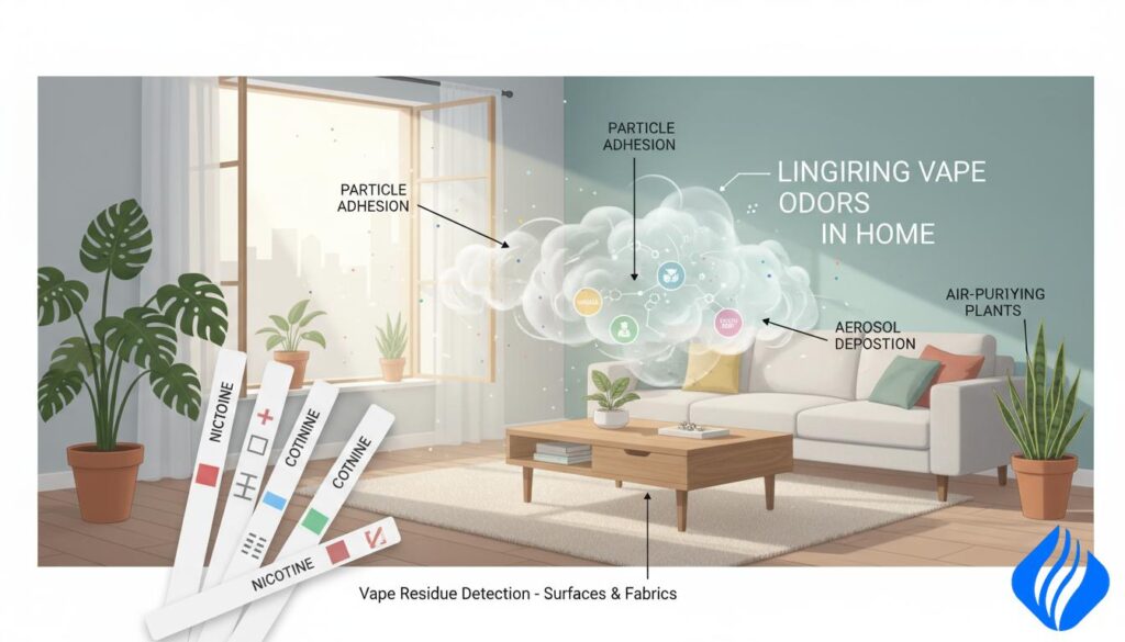 La vérité : la fumée de vape reste-t-elle dans votre maison ? Détection de résidus de vape, tissus d'ameublement